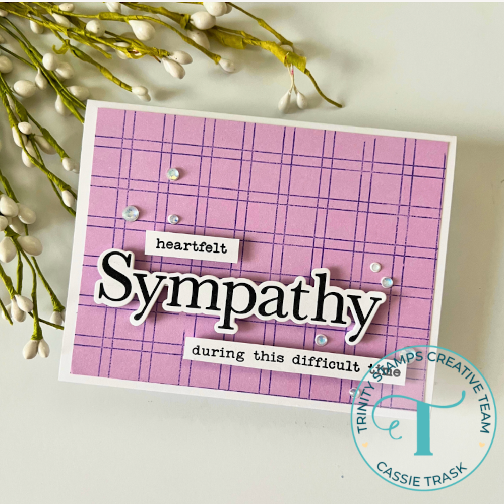Trinity Stamps Simply Sentimental Sympathy Die Set tmd-c378 heartfelt