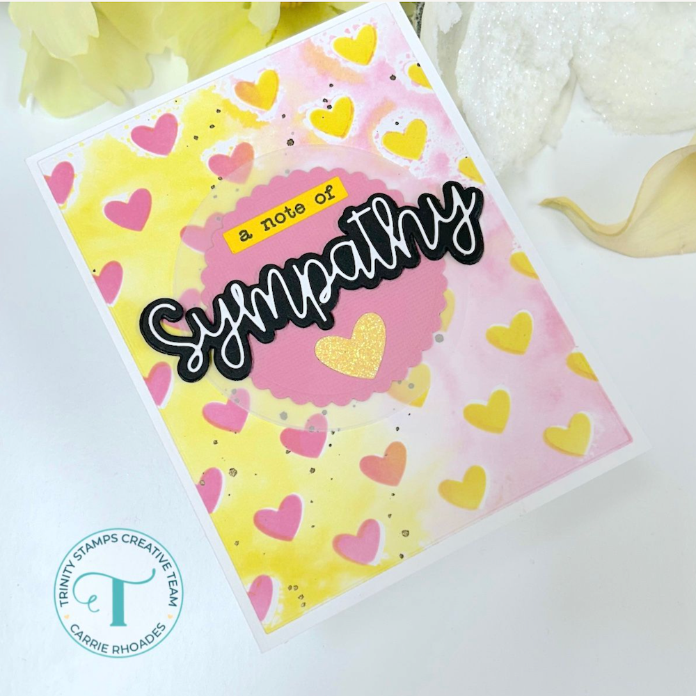 Trinity Stamps Simply Sentimental Sympathy Die Set tmd-c378 note