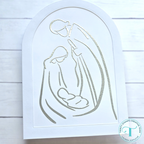 Trinity Stamps Sketchy Nativity Clear Stamp Set tps-360 clean