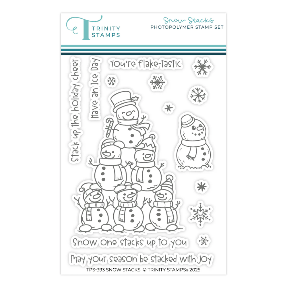 Trinity Stamps Snow Stacks Clear Stamp Set tps-393