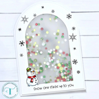 Trinity Stamps Snow Stacks Clear Stamp Set tps-393 flake