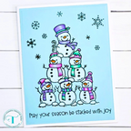Trinity Stamps Snow Stacks Clear Stamp Set tps-393 season