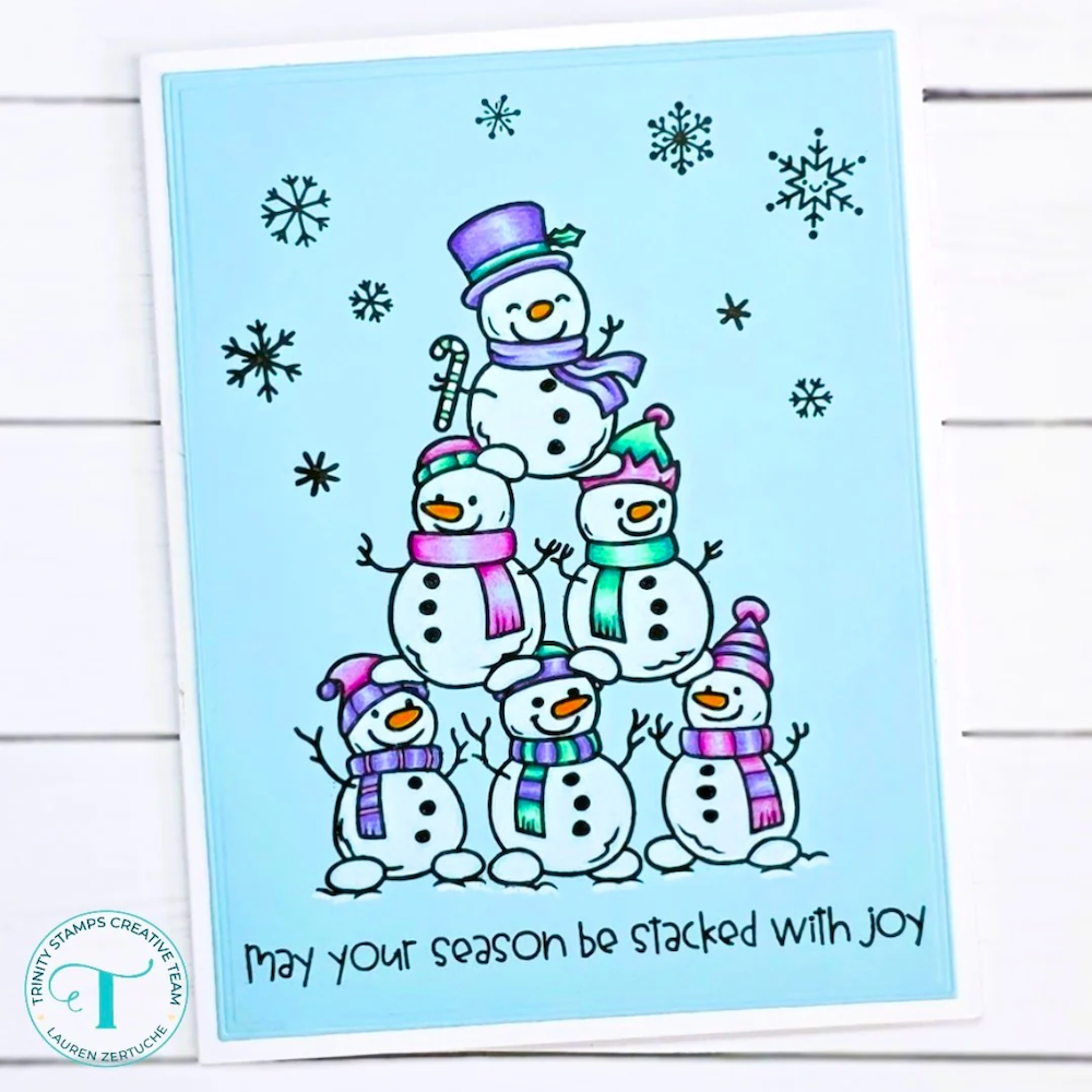 Trinity Stamps Snow Stacks Die Set tmd-c393 joy