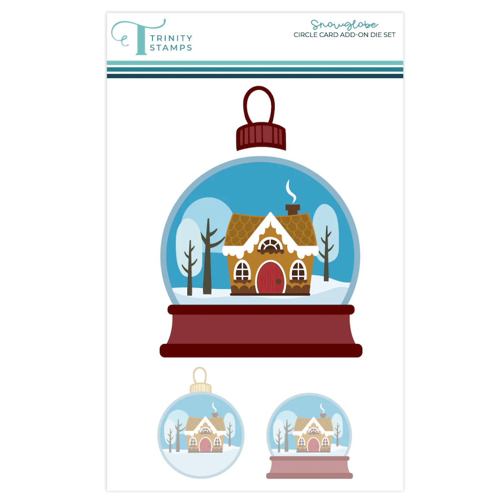 Trinity Stamps Snowglobe Circle Card Add-On Die Set tmd-369