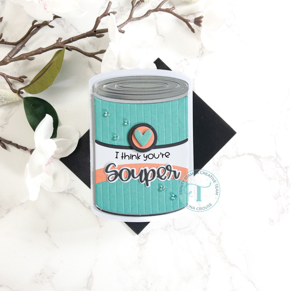Trinity Stamps Soup Can Die Set tmd-341 heart