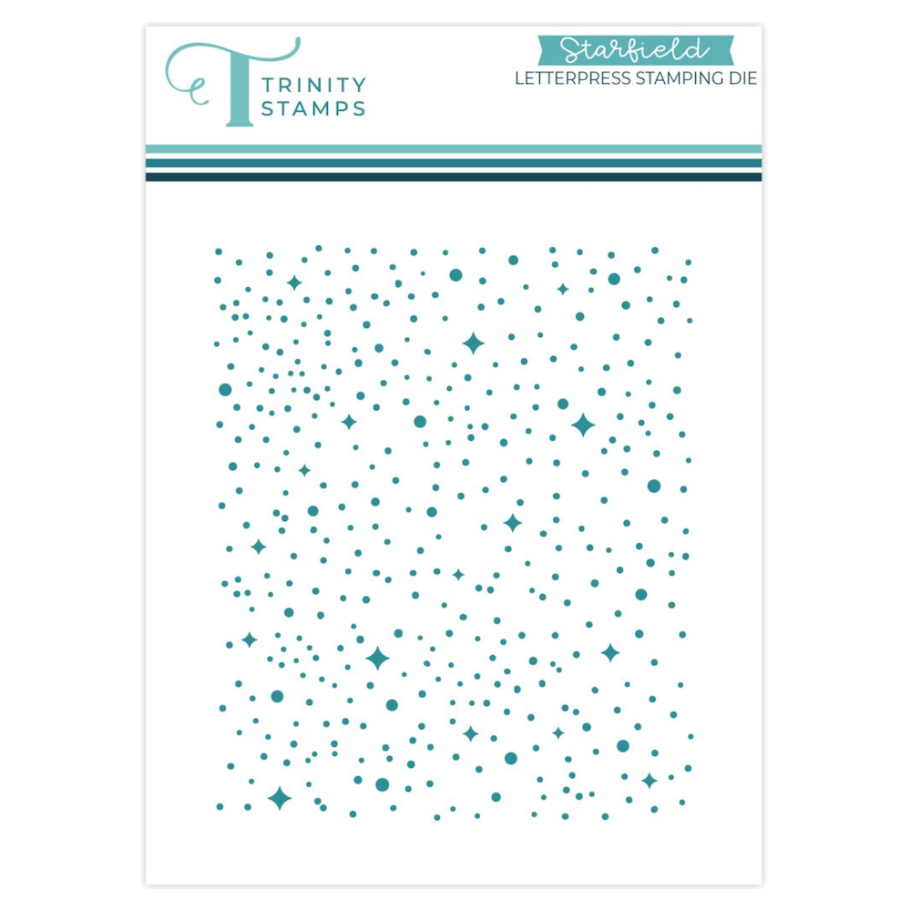 Trinity Stamps Starfield Letterpress Stamping Die Set tmd-336 2