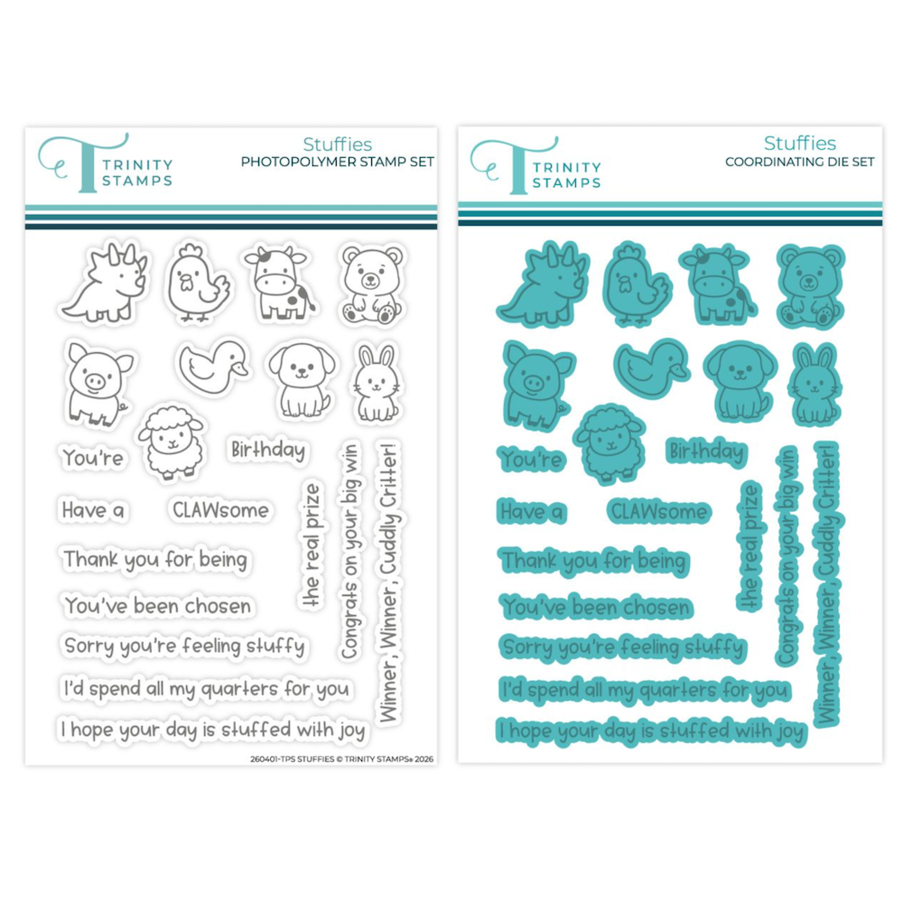 Trinity Stamps Stuffies Stamps and Dies Bundle