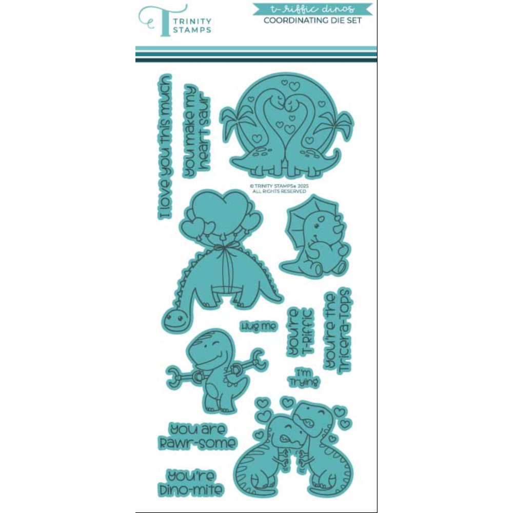 Trinity Stamps T-riffic Dinos Die Set tmd-c364
