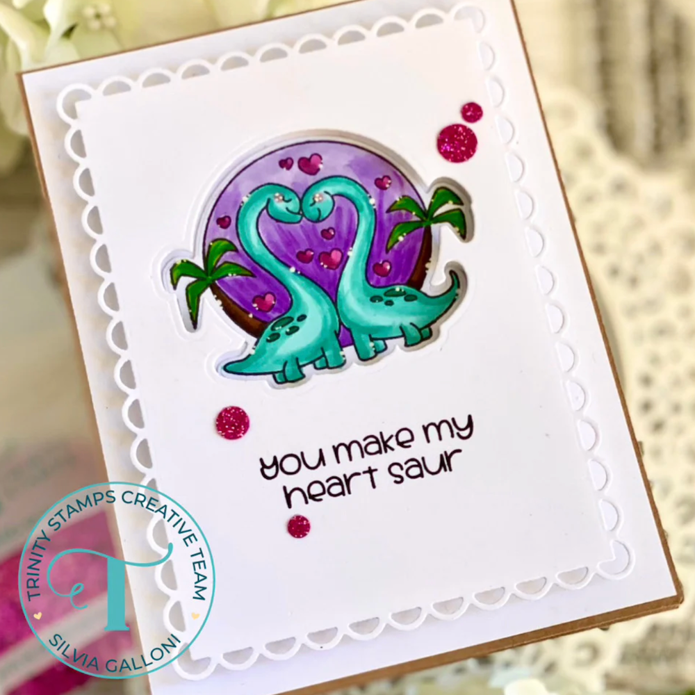 Trinity Stamps T-riffic Dinos Die Set tmd-c364 palm