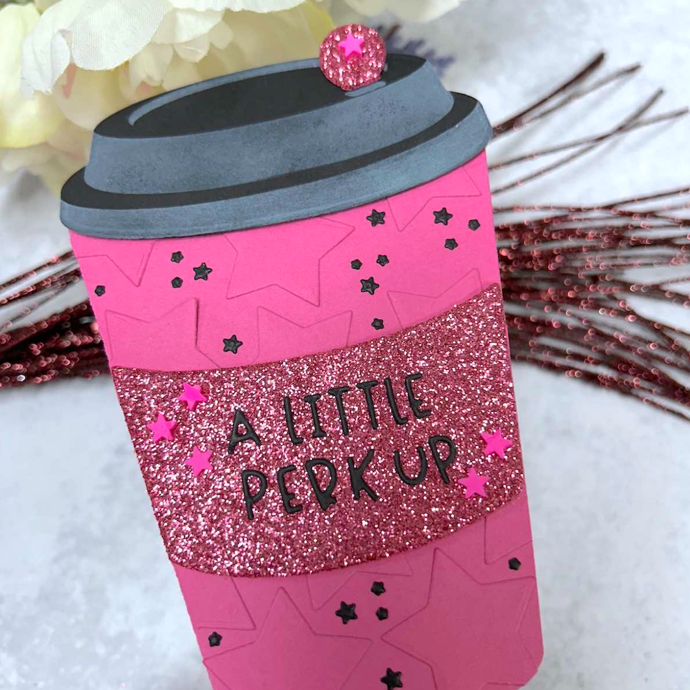 Trinity Stamps Take-Out Coffee Cup Die Set tmd-352 pink