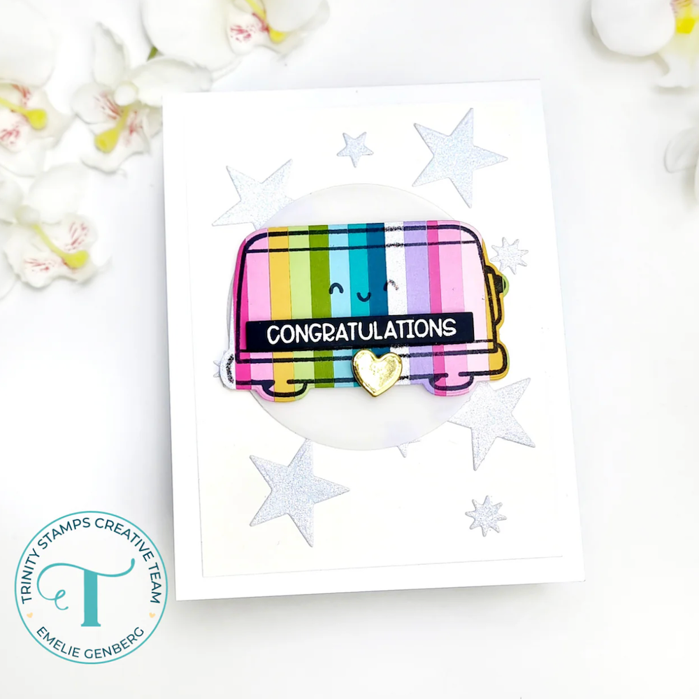 Trinity Stamps This Calls for a Toast Clear Stamp Set tps-367 congratulations 