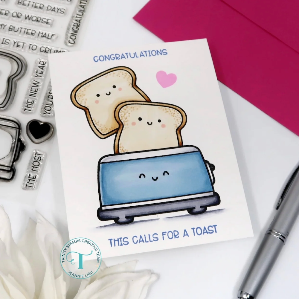Trinity Stamps This Calls for a Toast Die Set tmd-c367 toaster 