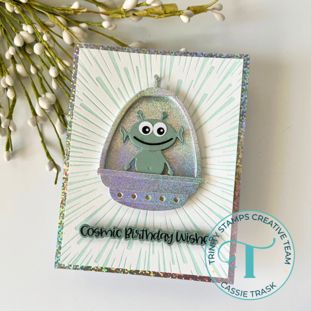 Trinity Stamps Time Warp Letterpress Stamping Die Set tmd-337 cosmic