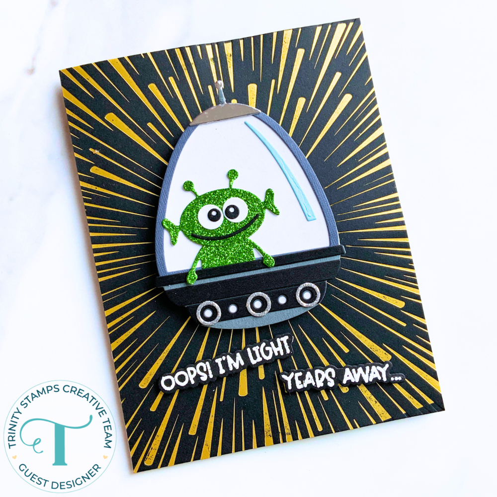Trinity Stamps Time Warp Letterpress Stamping Die Set tmd-337 oops
