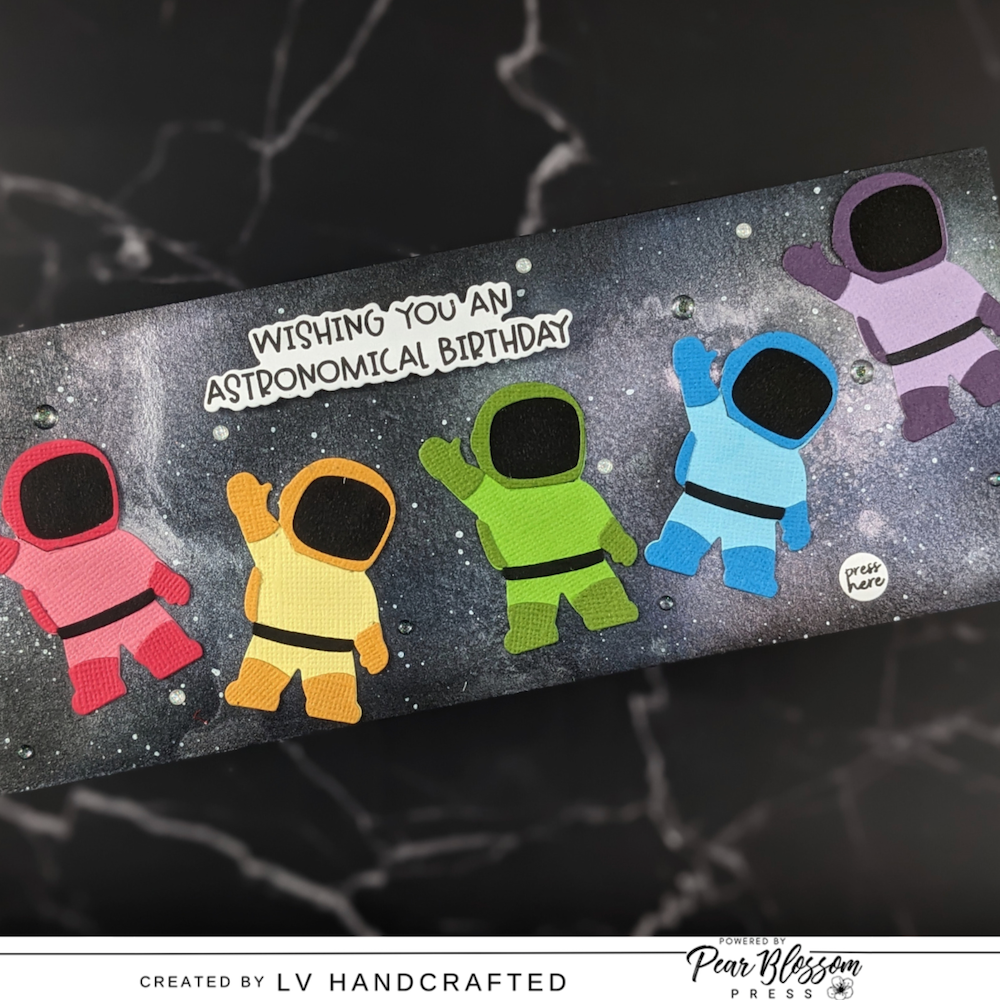 Trinity Stamps Tiny Astronaut Die Set tmd-334 color