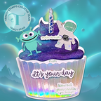 Trinity Stamps Tiny Astronaut Die Set tmd-334 cupcake