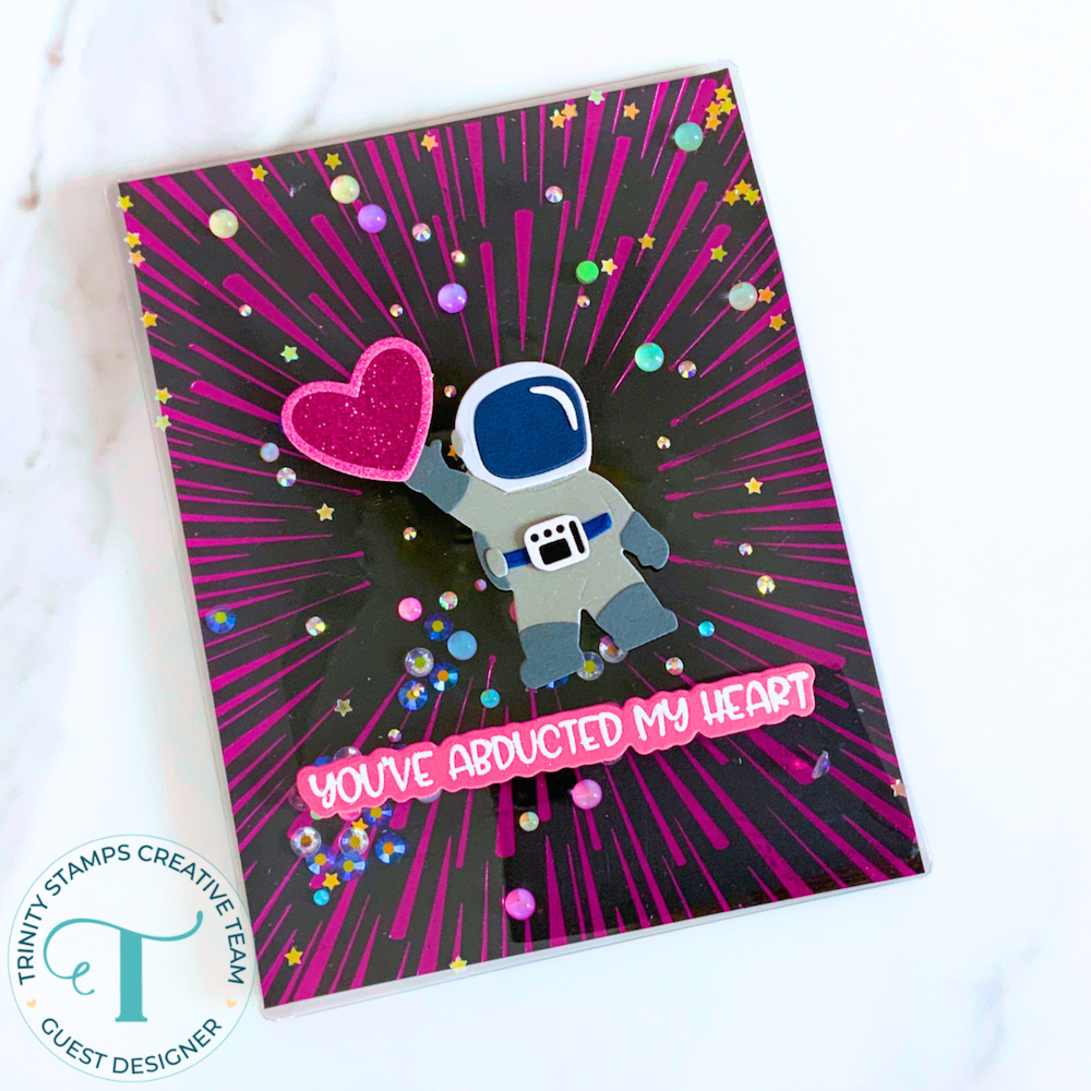 Trinity Stamps Tiny Astronaut Die Set tmd-334 heart