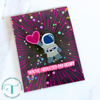 Trinity Stamps Tiny Astronaut Die Set tmd-334 heart