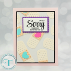 Trinity Stamps Tiny Bandage Die Set tmd-342 sorry