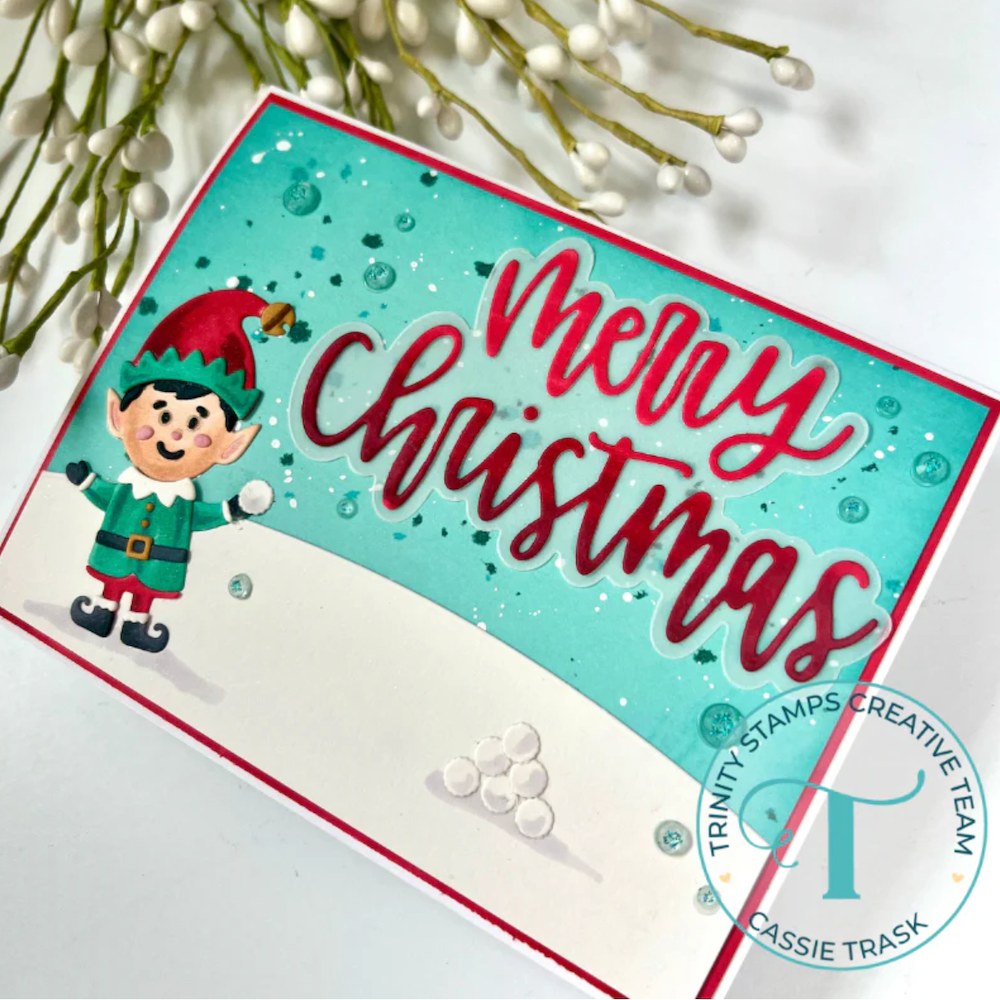 Trinity Stamps Tiny Elf Die Set tmd-363 merry