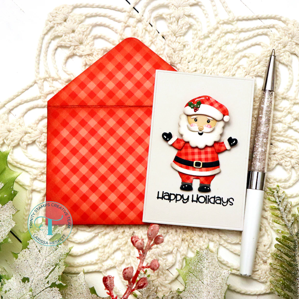 Trinity Stamps Tiny Santa Die Set tmd-362 happy