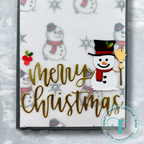 Trinity Stamps Tiny Snowman Die Set tmd-364 merry