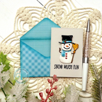 Trinity Stamps Tiny Snowman Die Set tmd-364 snow