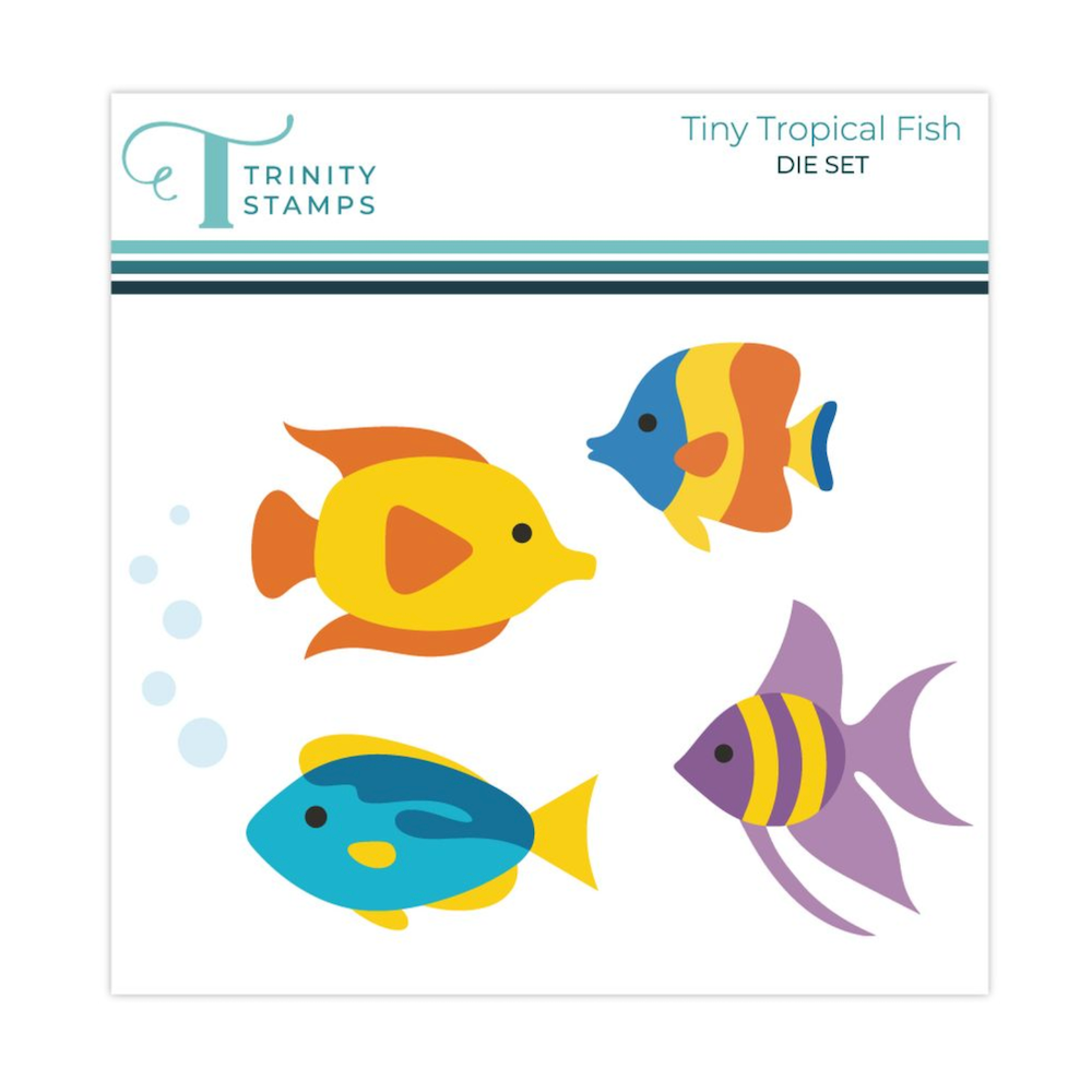 Trinity Stamps Tiny Tropical Fish Die Set 260706-tmd