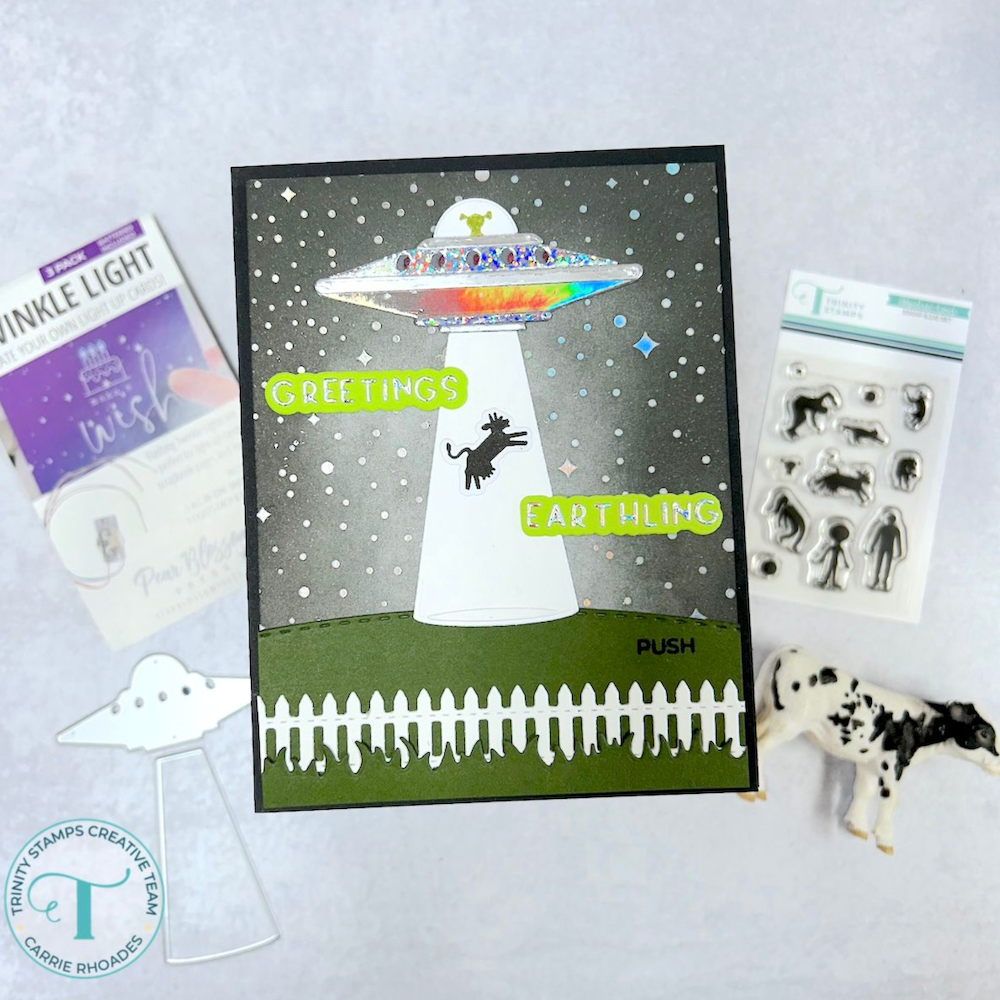 Trinity Stamps Tiny UFO Die Set tmd-335 earthing