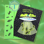 Trinity Stamps Tiny UFO Die Set tmd-335 green
