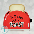 Trinity Stamps Toaster Card Die Set tmd-328 red