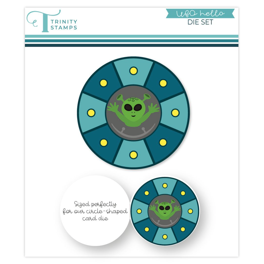 Trinity Stamps UFO Hello Die Set tmd-331