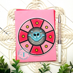 Trinity Stamps UFO Hello Die Set tmd-331 pink