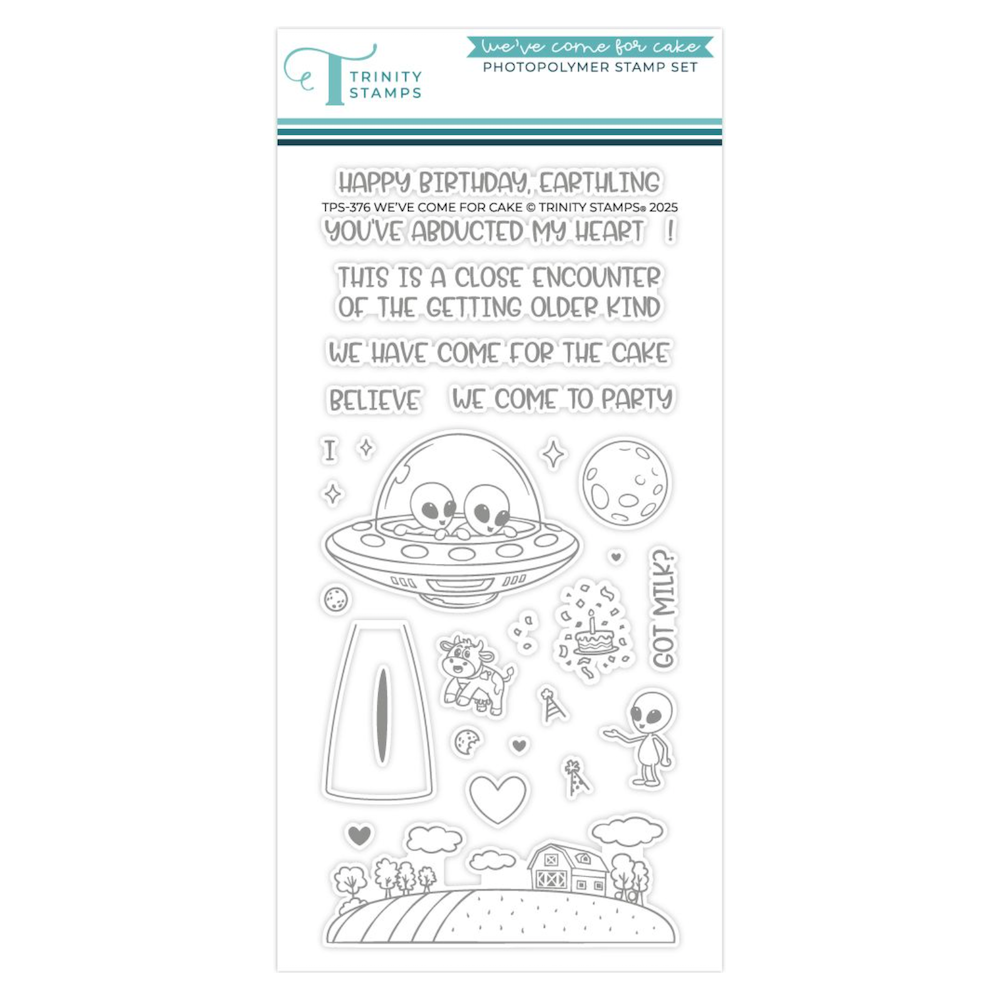 Trinity Stamps We’ve Come For Cake Clear Stamp Set tps-376