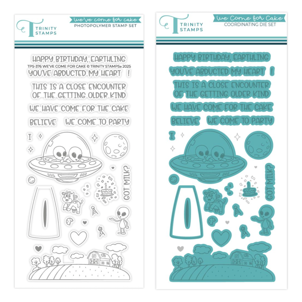 Trinity Stamps We’ve Come For Cake Stamp and Die Bundle