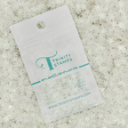 Trinity Stamps White Sparkle Stars Embellishment Mix emb-0056