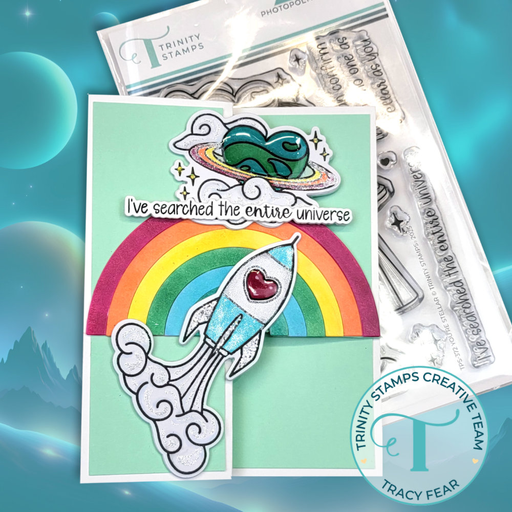 Trinity Stamps You're Stellar Clear Stamp Set tps-372 ship