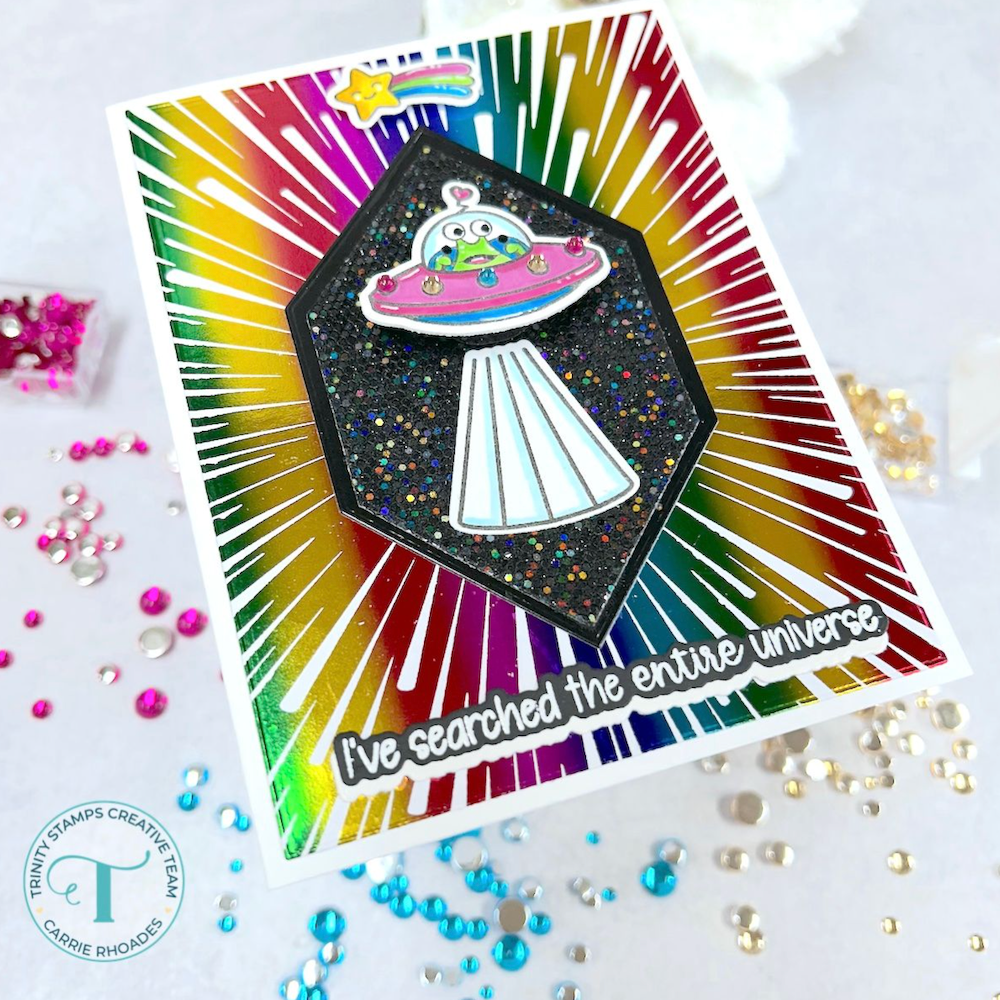 Trinity Stamps You're Stellar Die Set tmd-c372 rainbow