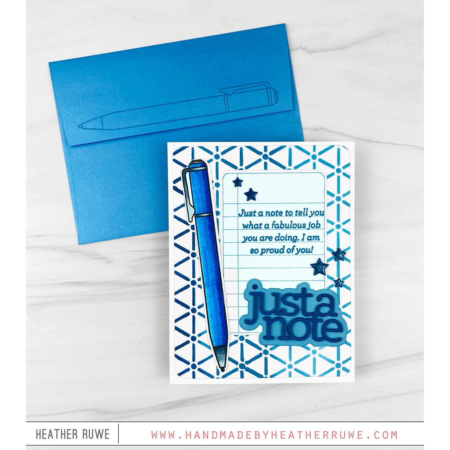 Simon Says Stamp Pawsitively Saturated Ink Pad Night ssk063 Celebrate Proud of You Card