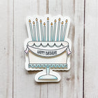 Avery Elle Clear Stamps Everyday Cake st-23-39 happy birthday