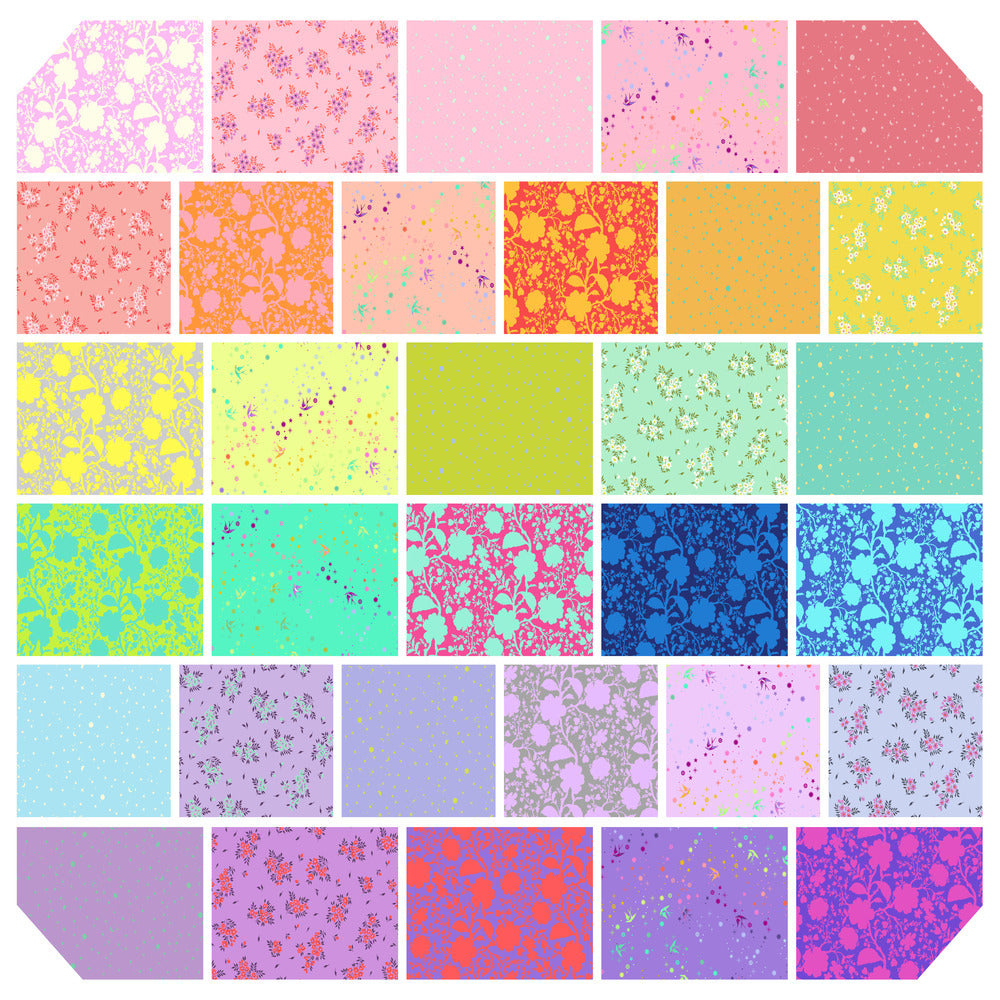 Tula Pink True Colors Sweetheart Medley Fat Quarter Bundle Of 32