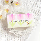 Simon Says Stamp Stencils Tulip Stem 1021stc Splendor Friend Card | color-code:ALT01