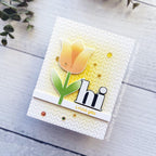 Simon Says Stamp Stencils Tulip Stem 1021stc Splendor Hi Card
