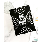 Simon Says Stamp Twinkle Burst Wafer Dies s1106 DieCember Birthday Card