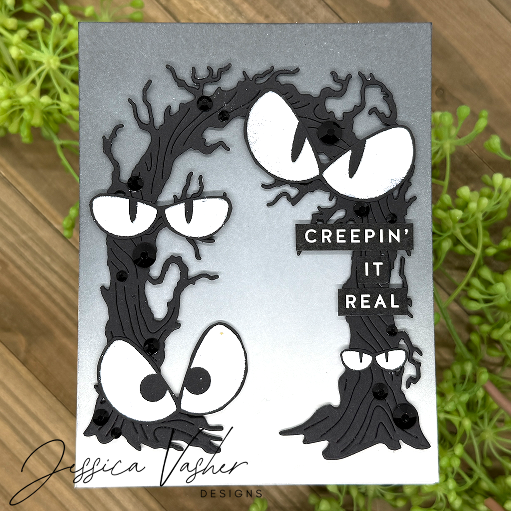 Simon Says Stamp Twisted Tree Arch Wafer Dies s1061 STAMPtember Halloween Card | color-code:ALT04