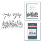 bp-073 Spellbinders Seasons Greetings Evergreens Press Plate and Die Set product image