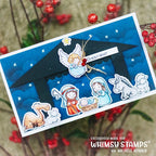 Whimsy Stamps Nativity Outline Dies wsd239 o holy night