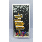 Creative Expressions Festive Trail Cling Stamp umsdb168 north pole card