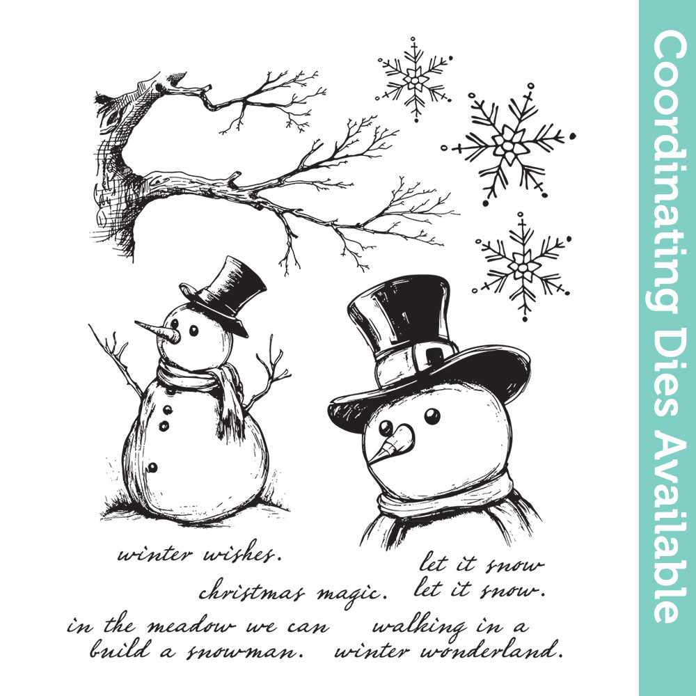 Tim Holtz Cling Rubber Stamps Mr. Frostie cms499