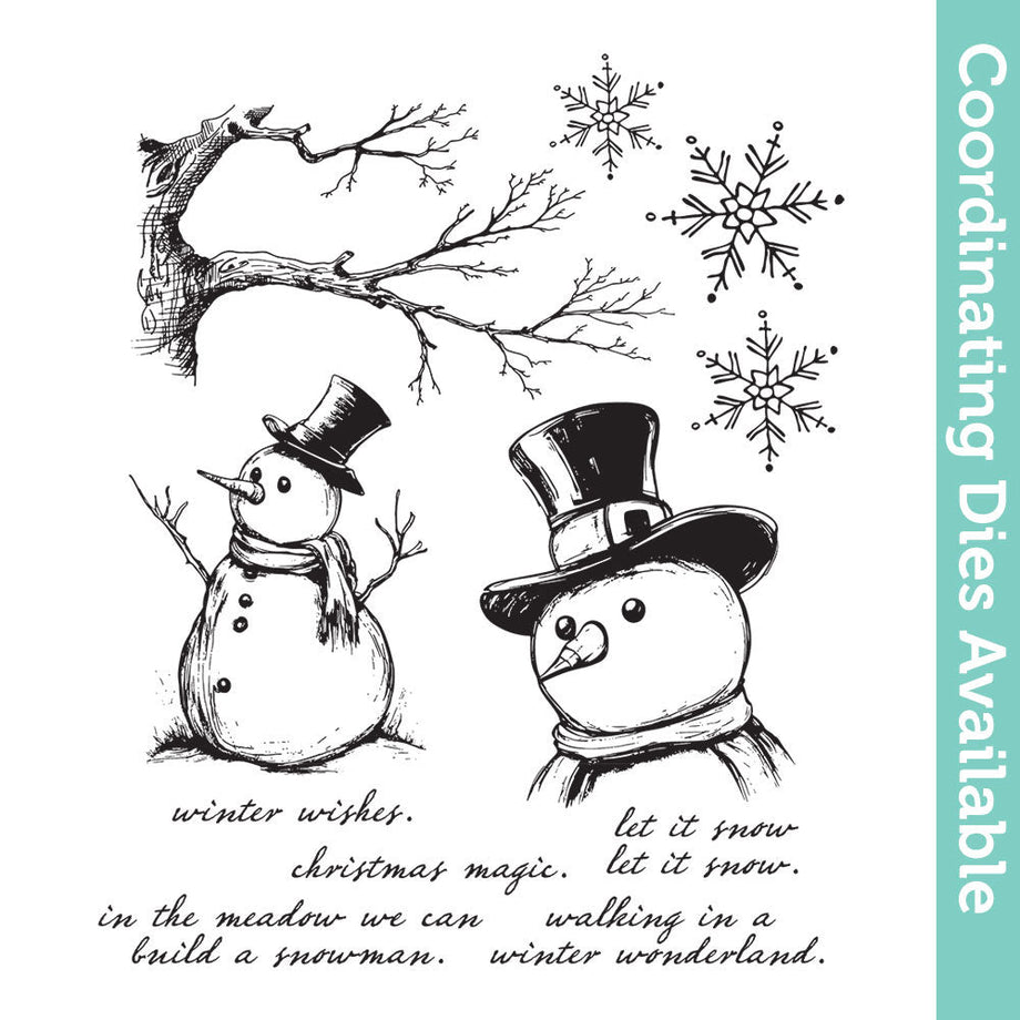 Tim Holtz Cling Rubber Stamps Mr. Frostie cms499 – Simon Says Stamp